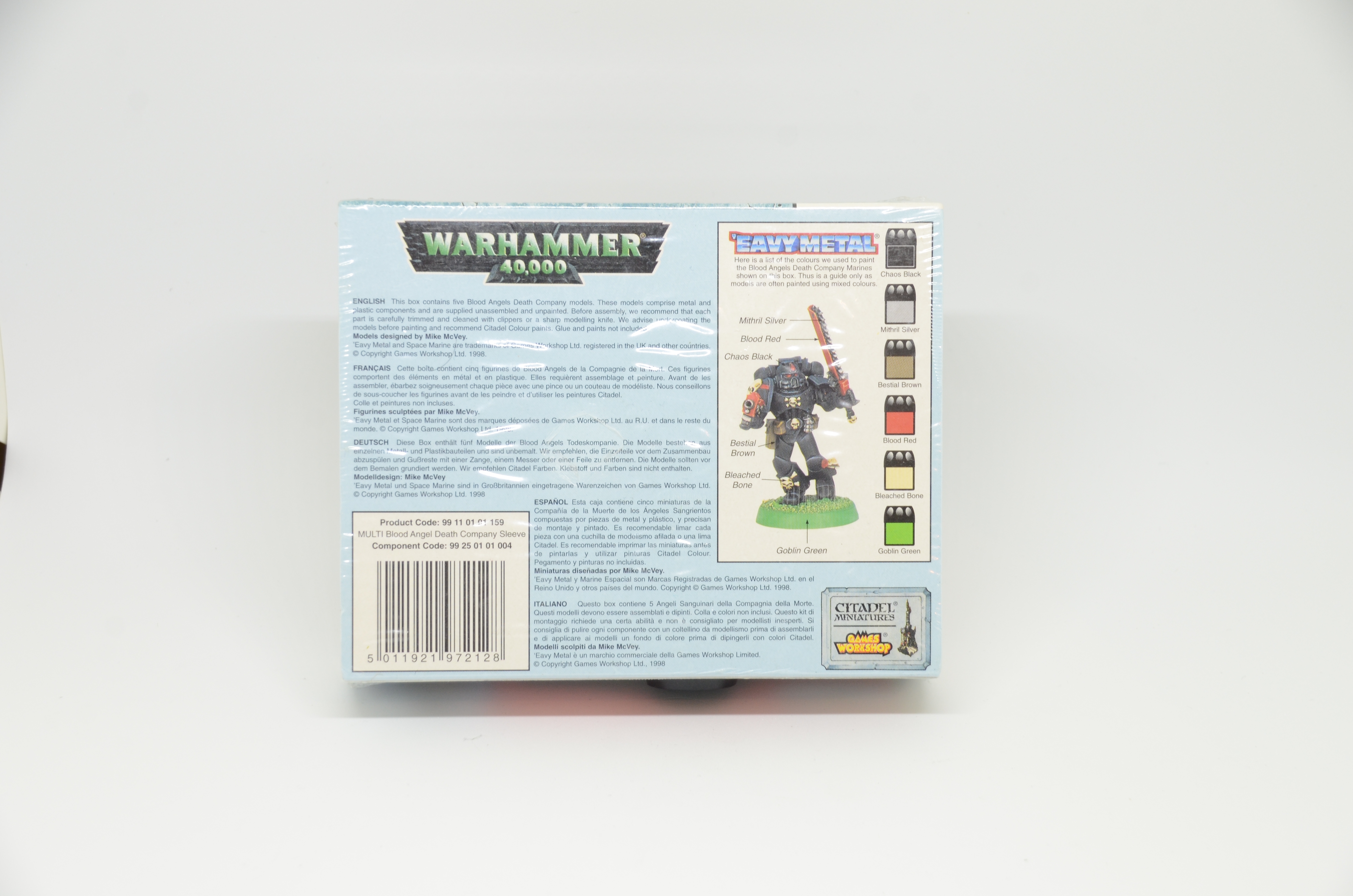 New Sealed 1998 Warhammer 40K Paint Set Citadel Miniatures Game Workshop  NOS